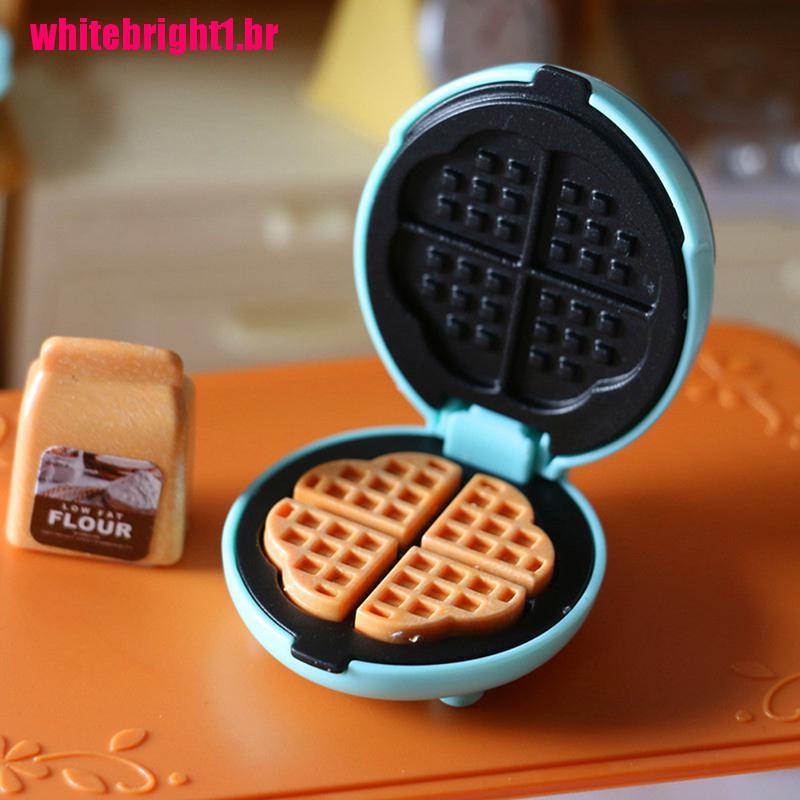 [Wt] Cozinha Da Casa Boneca Mini Torradeira Forno Elétrico Brinquedo Miniatura De