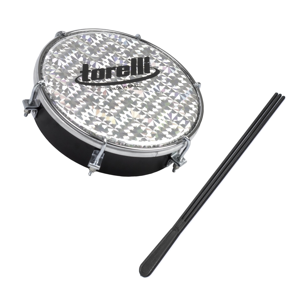 Tamborim com Baqueta Torelli Samba Percussão (TT405)