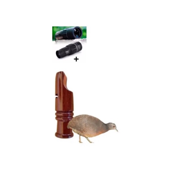 Apito Inhambu - Açu 03 + Luneta Observação De Aves