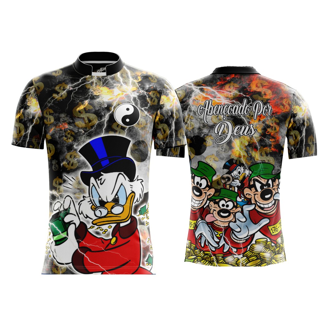 Camisa De Quebrada Tio Patinhas Favela Money Irmao Metralhas Oakley Shopee Brasil