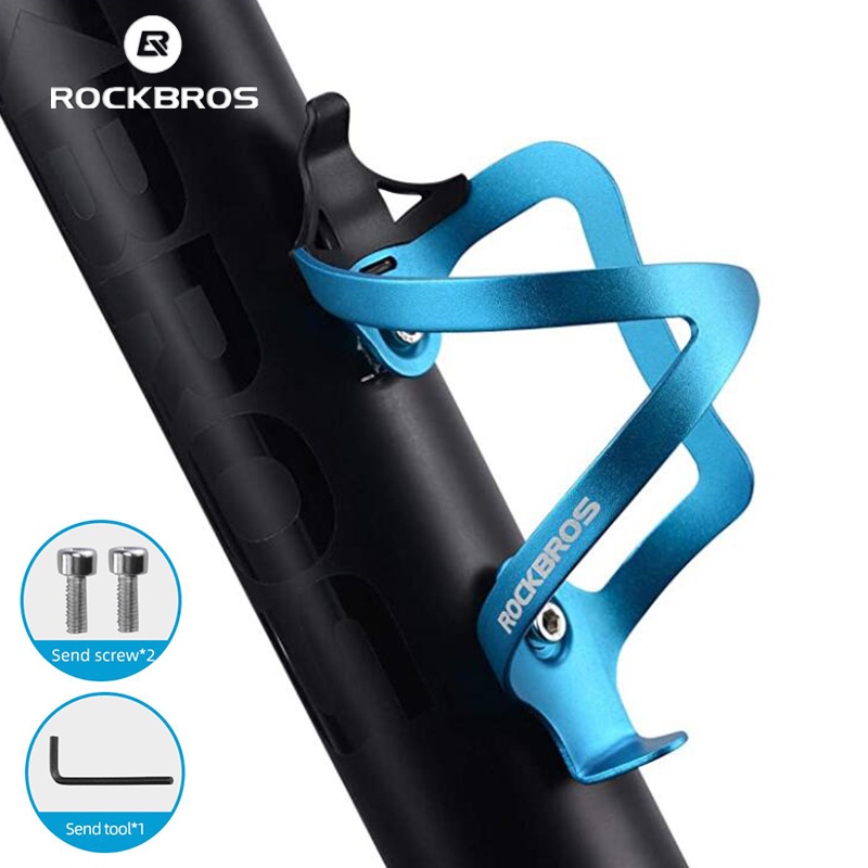 ROCKBROS 3D Ultraleve Bicicleta Suporte Para Garrafa De Gaiola Água Alumínio Liga MTB Ciclismo De Estrada De Montanha em Oferta na Shopee