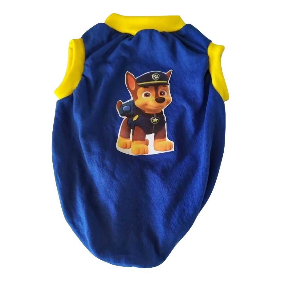 Roupa Pet Patrulha Canina Chase