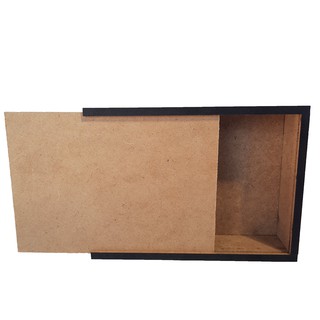 Caixa Estojo 12x08x05 Tampa Lisa MDF Cru Artesanato