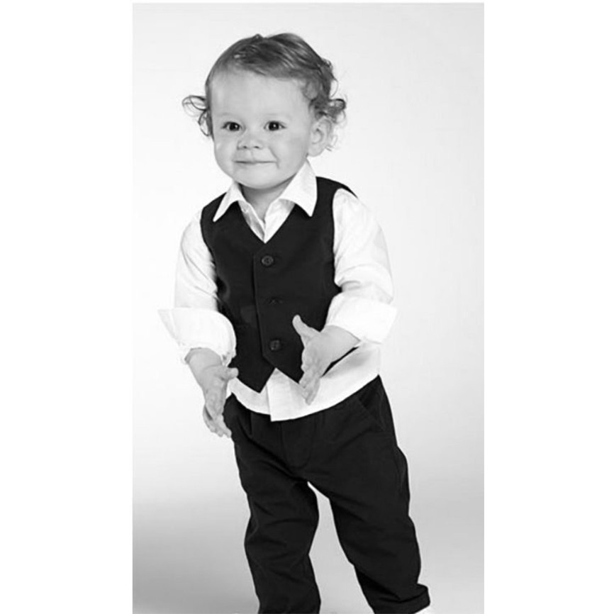 Conjunto Infantil Camisa Social Colete Calça Menino Casamento Page