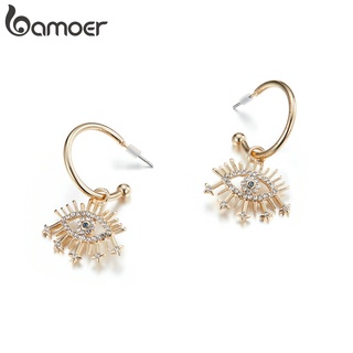 Bamoer AIE072 Brincos De Olhos De Diabo Com Strass/Joias Da Moda Para Meninas E Mulheres