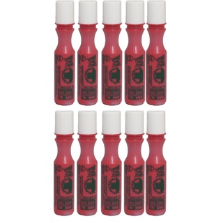 Kit 10 Marcador Industrial Vermelho 60ml 2mm Traço Forte Baden Resistente