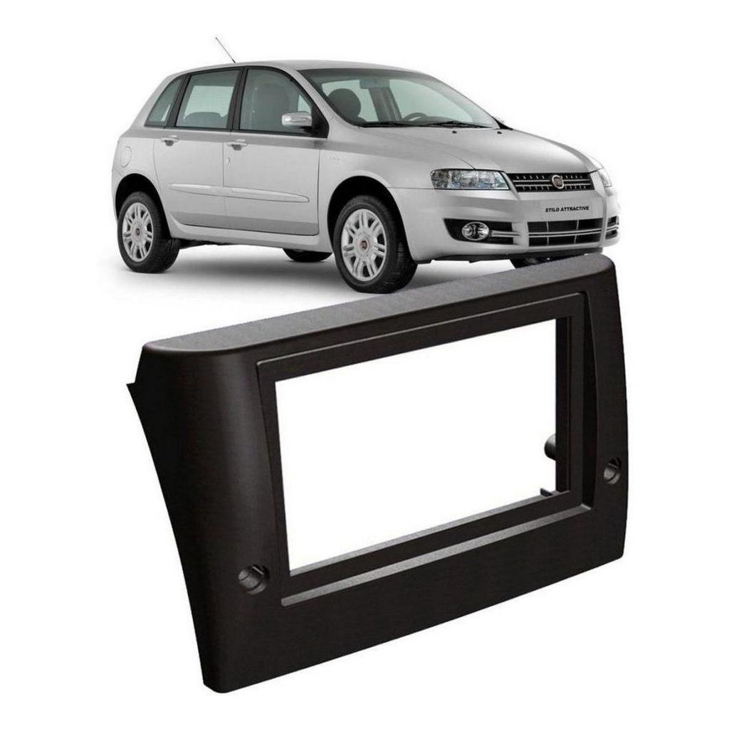 Moldura Painel Dvd 2din Central Multimidia Fiat Stilo em Oferta na Shopee