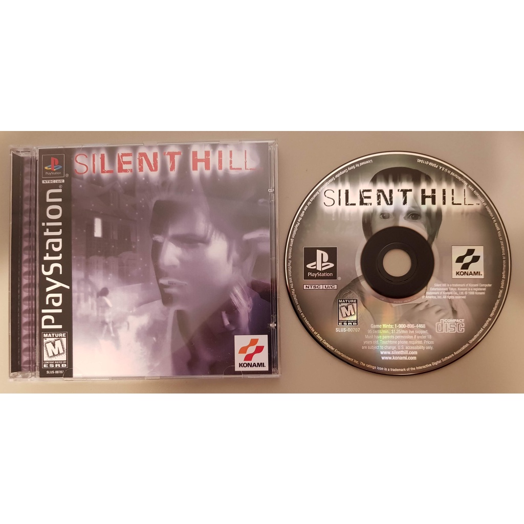 PS1 - Silent Hill 1 (mídia preta) - Leia a descrição