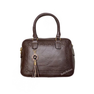 Bolsa Feminina De Mão Com 2 Divisória Médio Chaveiro Transversal Tiracolo Casual