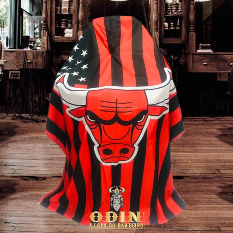 Capas De Corte Bulls Para Barbearia E Salão De Cabeleireiro E Barbeiro Em Sublimação