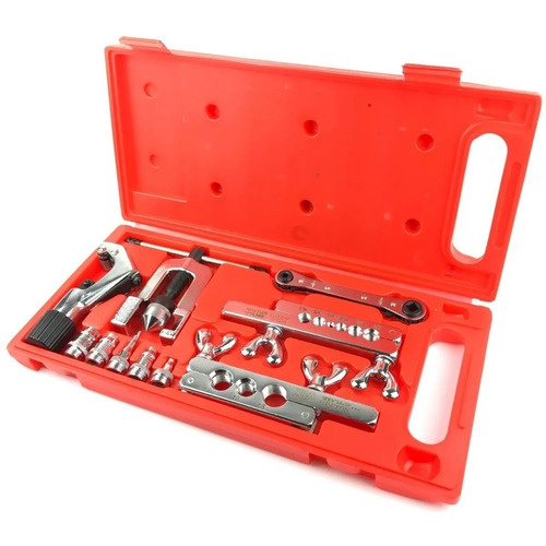 Flangeador De Tubos 45° Kit 1/8 X 3/4 Com Alargador Ct-278l