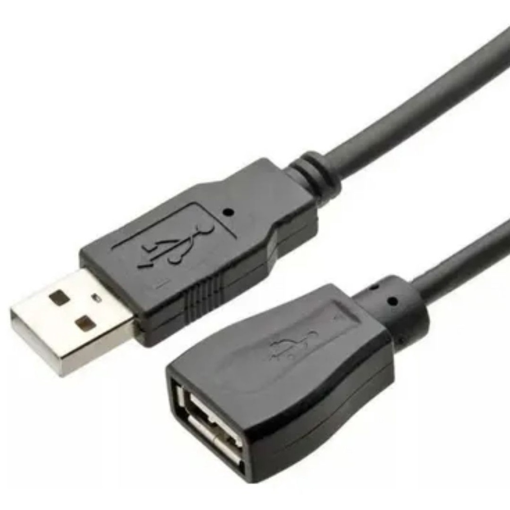 Cabo Usb 2.0 Extensão 1.5 Metros Extensor Macho Fêmea com capa