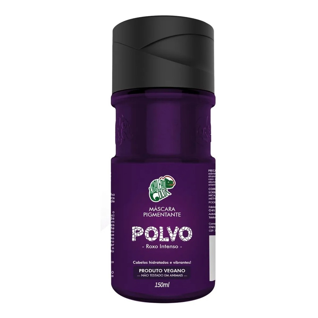 Tinta Kamaleão Máscara Pigmentante Cabelo Colorido Color Tonalizante Polvo - 150ml