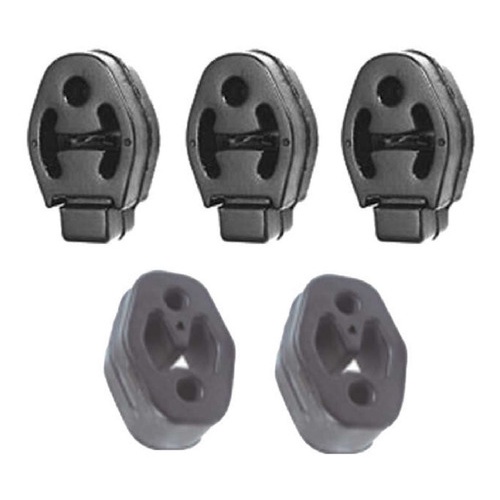 Kit 5 Coxim Borracha Escapamento Focus - 2005 2006 2007 2008