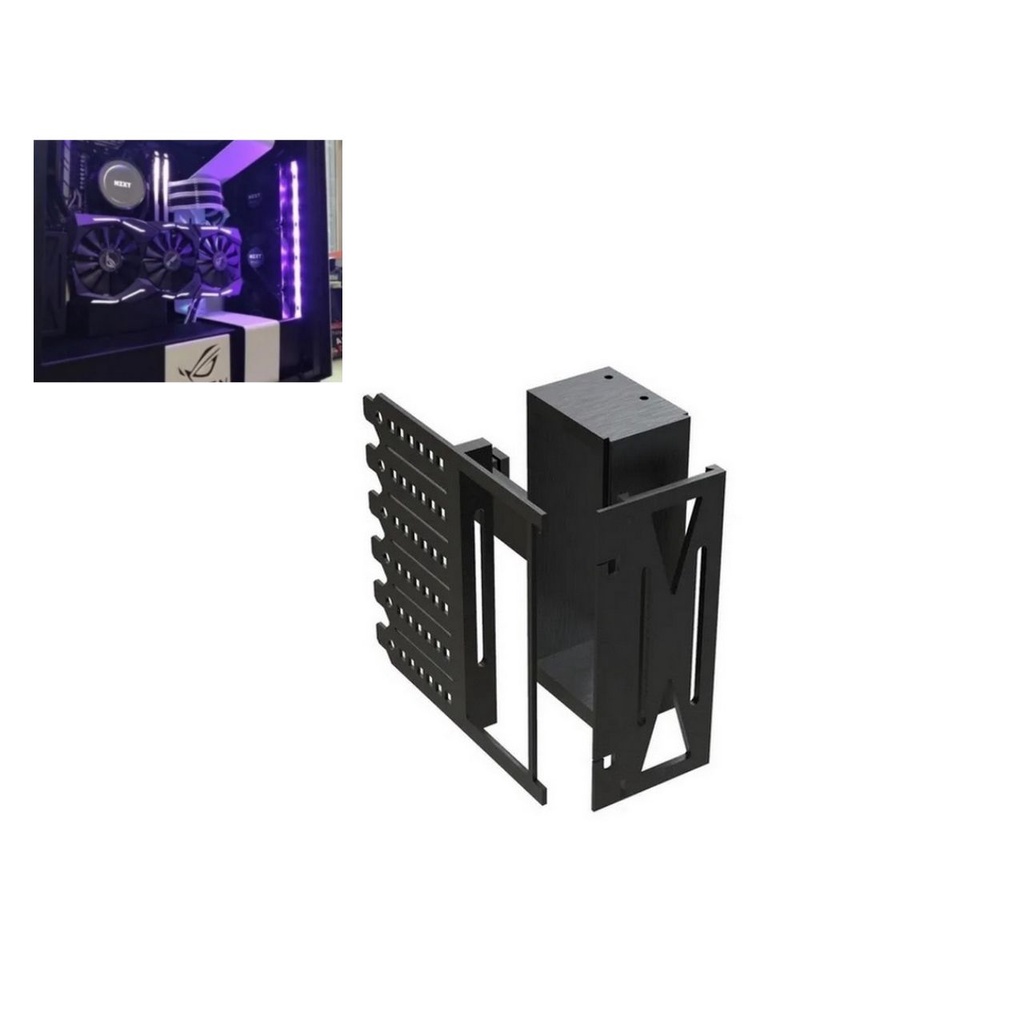 Suporte Placa De Vídeo GPU Vertical Universal Gabinete Torre