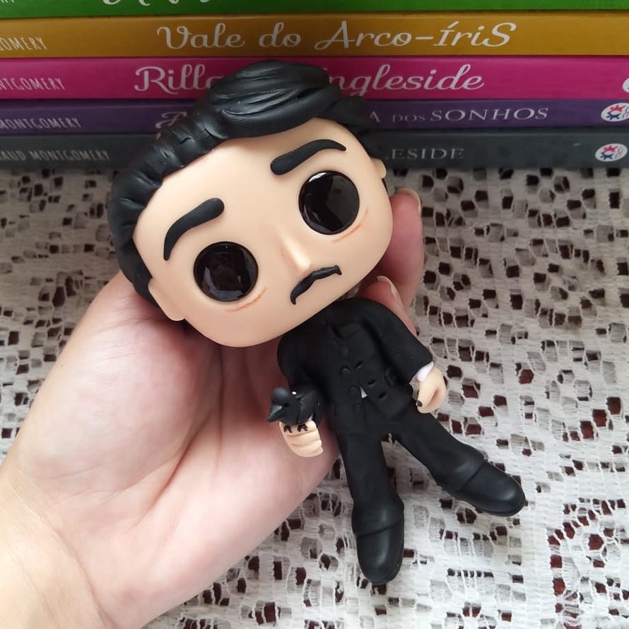 Funko Pop Artesanal Edgar Allan Poe Livro Livros Filme Box Presente Shopee Brasil