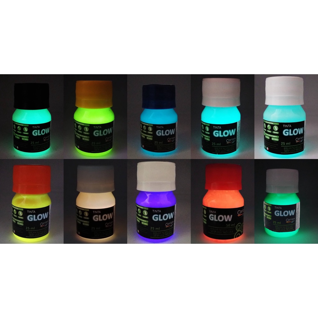 kit Tinta Glow Corion 25ml + Primer de fundo p/ Alça e Maça de Mira – Ponto Glow Profissional