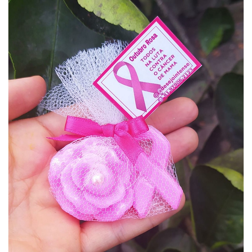 15 und flor+ símbolo outubro rosa, lembrancinha OUTUBRO ROSA | Shopee Brasil