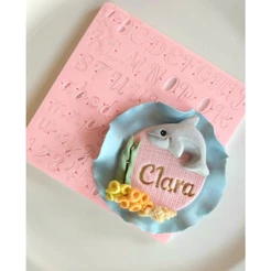 Marcador Carimbo Pequena letras alfabeto Maiúsculas e Minúsculas p Doces 2 Doces bolos para doces, bolo, biscuit, argila