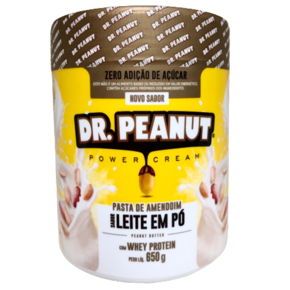 Pasta De Amendoim G Leite Em P Com Whey Isolado Dr Peanut Shopee Brasil