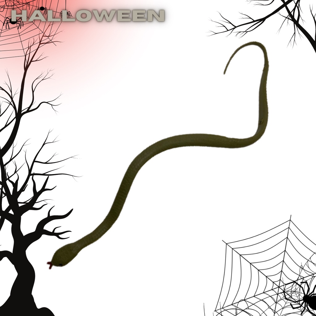 01 Cobra Comum Falsa Pegadinha Decoração Enfeitar Festa Halloween