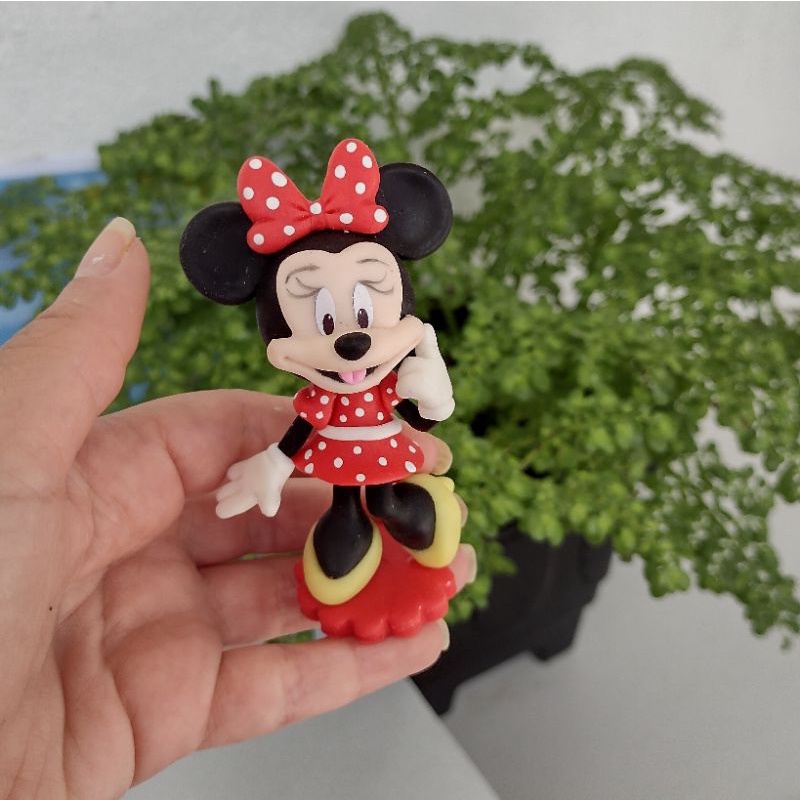 Lembrancinha Em Biscuit Minnie Vermelha Shopee Brasil