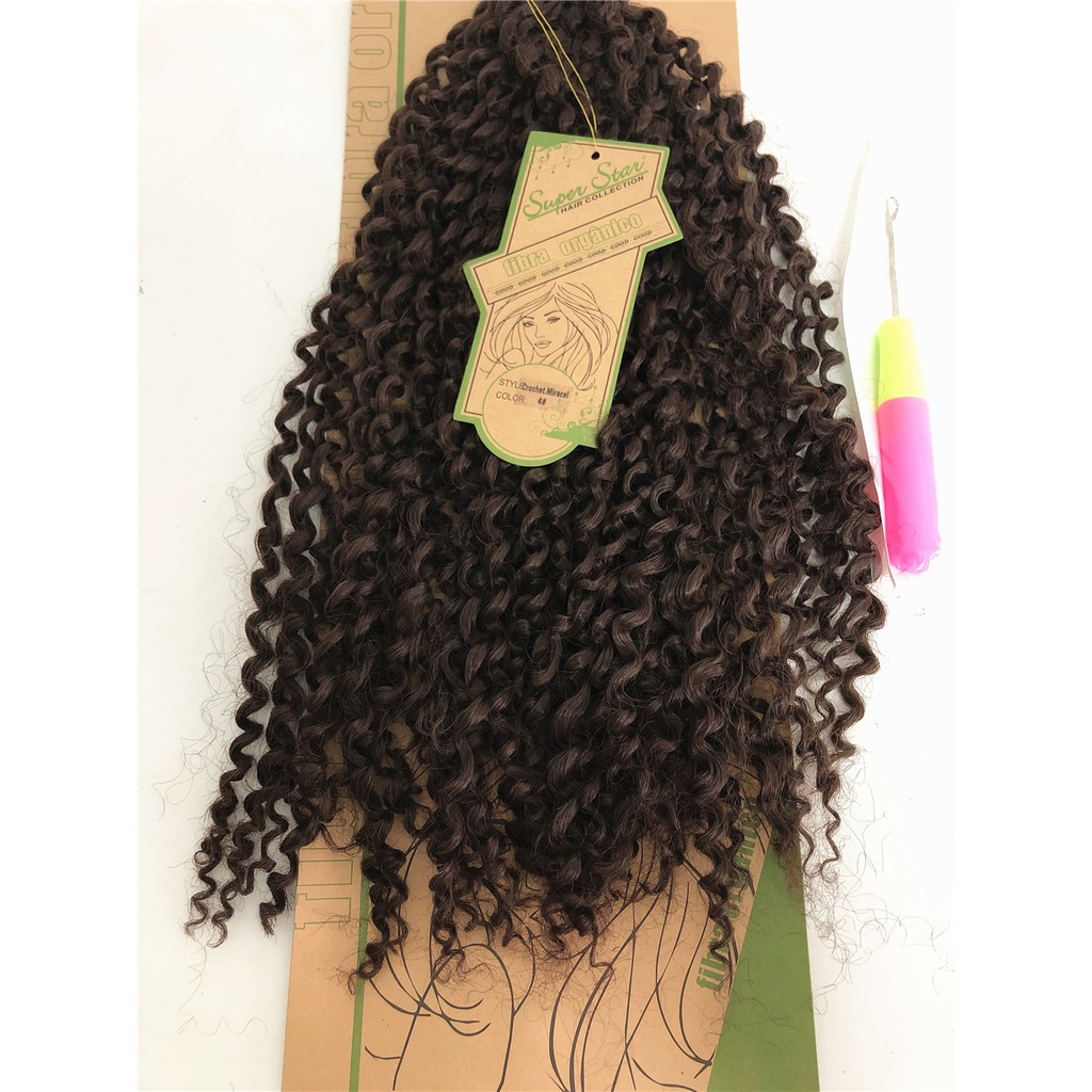 Cabelo Orgânico - Crochet Braid - Super Star + brinde agulha - 100gr