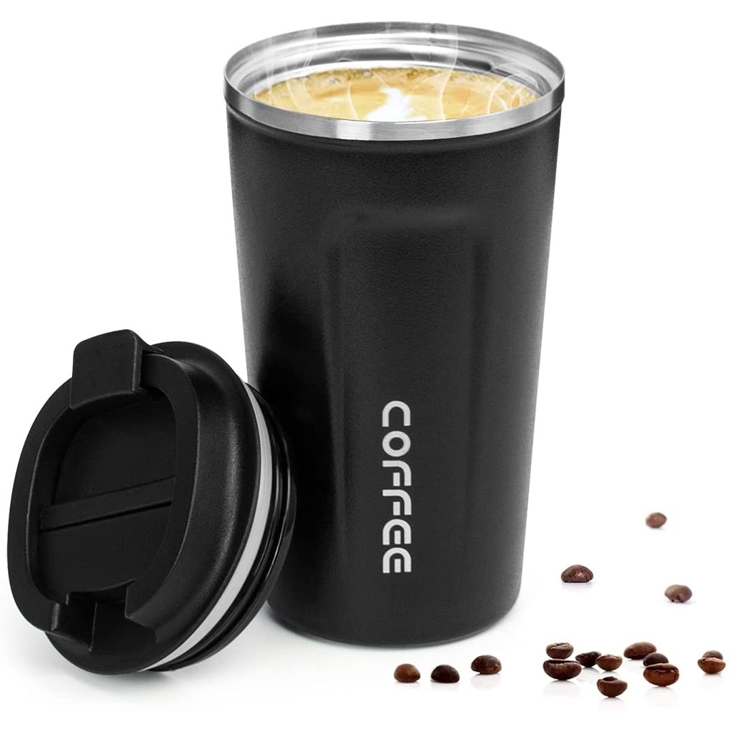 Copo Térmico Café Inox Anti-vazamento À Vácuo Quente Gelado 500ML em Oferta na Shopee
