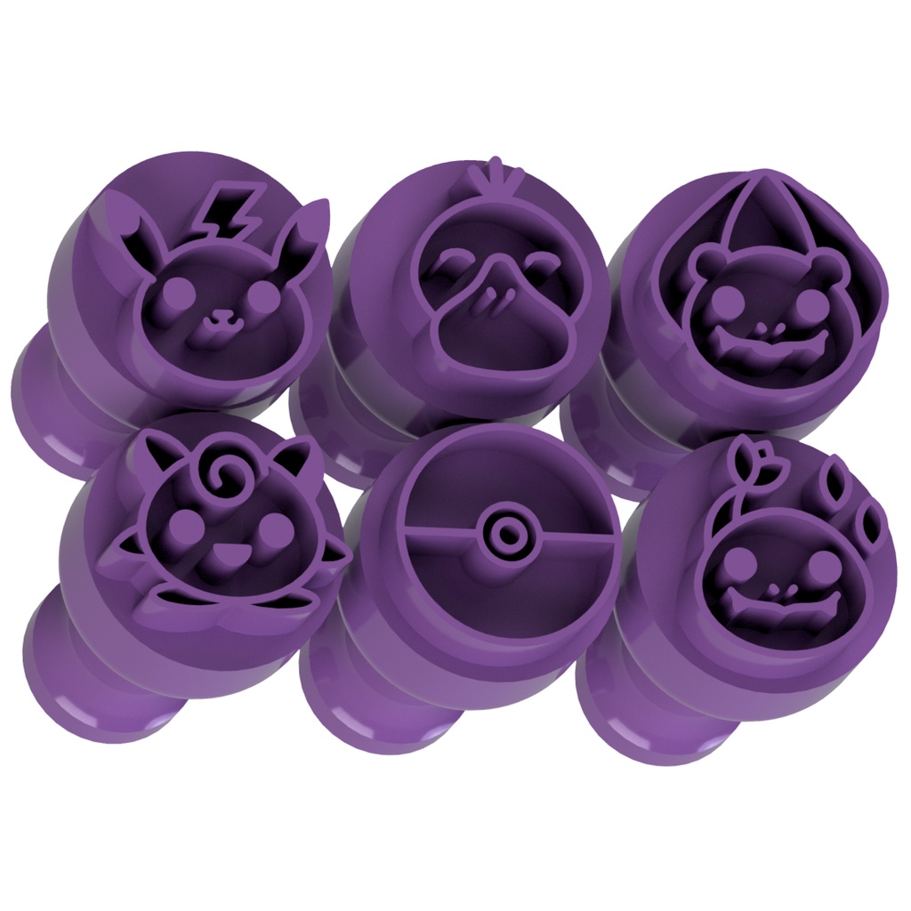 Carimbo para Brigadeiro e Doces - Monstro de Bolso - Kit com 6 unidades em Oferta na Shopee