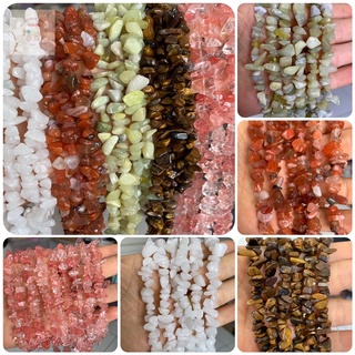 Fio de Cascalho pedra natural com furo passante para montagem de pulseiras colares e outras jóias aproximadamente 90cm