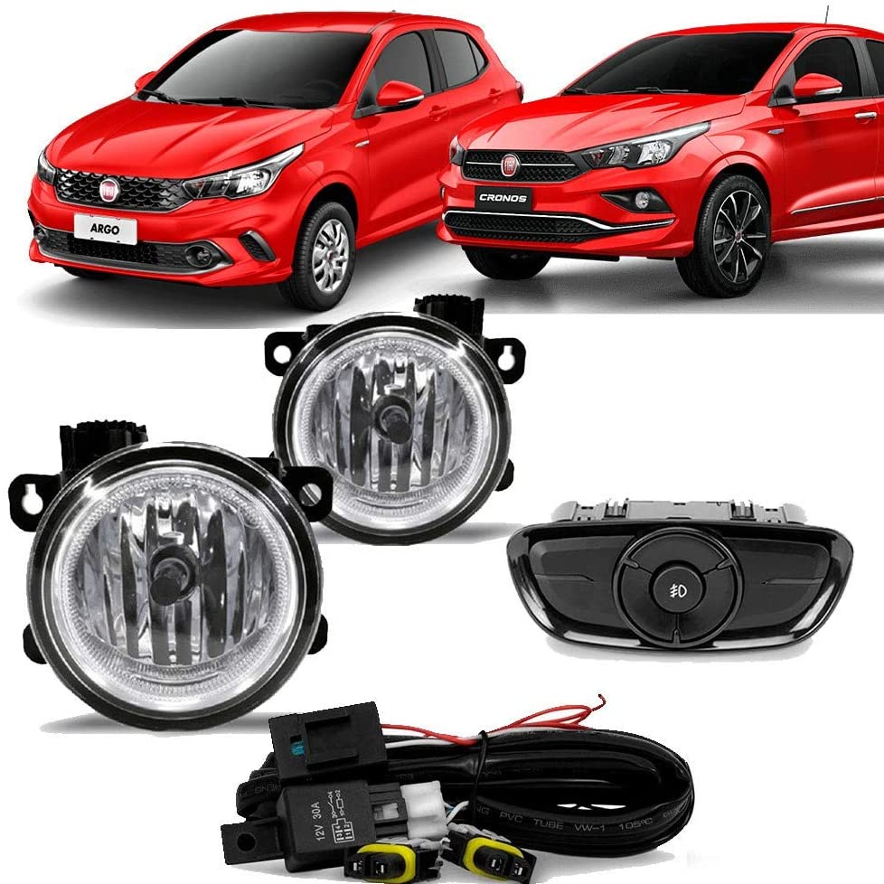 Kit farol auxiliar Milha Argo Cronos 2017 em diante Bmo SL-091710
