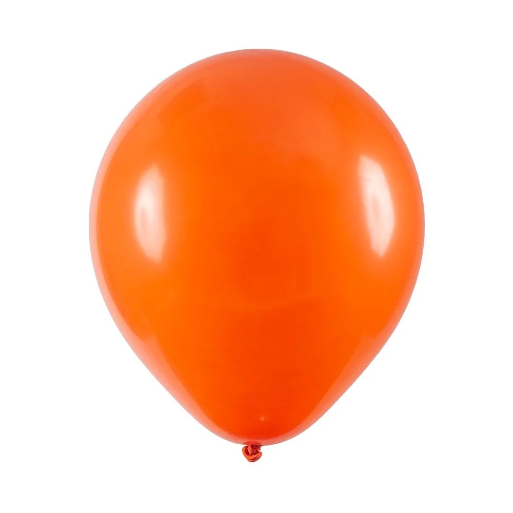 Balão Redondo Profissional Liso - 5" 12cm - Tangerina