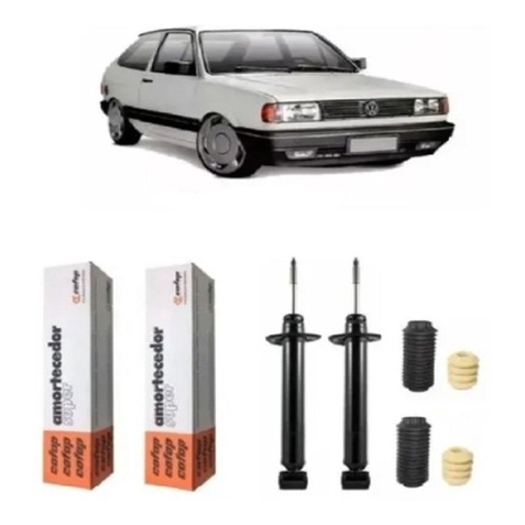 Par Amortecedor Traseiro Gol Quadrado Com Kit Cofap B47857