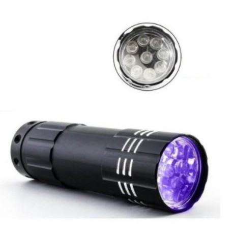 Mini Lanterna Portátil Led Ultra Violeta Seca Unha Gel Uv