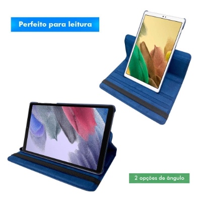 Capa Tab A7 Lite T220/T225 Tela 8.7 Giratória Couro