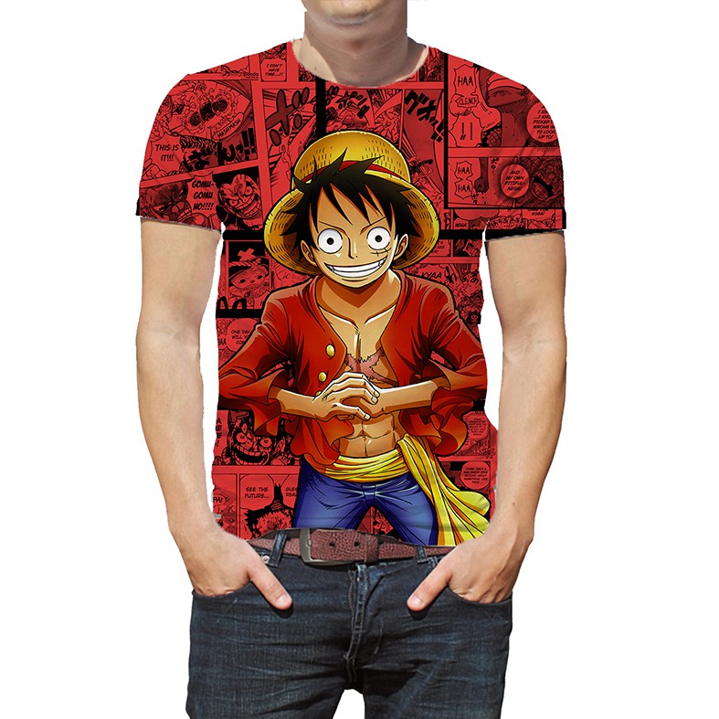 Crete Alabama Palace Camisa Camiseta de Animes One Piece luffy | Shopee Brasil