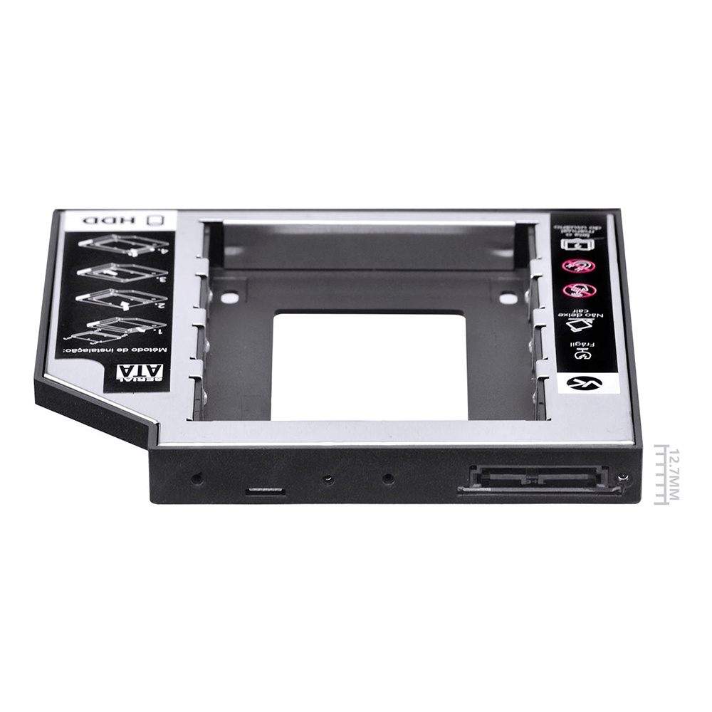 Adaptador Vinik Caddy Para HD Ou SSD Gaveta DVD Notebook AC-127 ES - 59557 7908020913207
