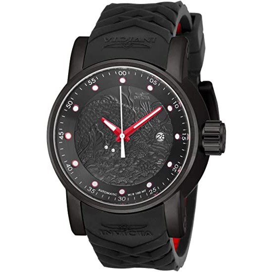 Relógio Dragon Yakuza Preto branco azul Masculino