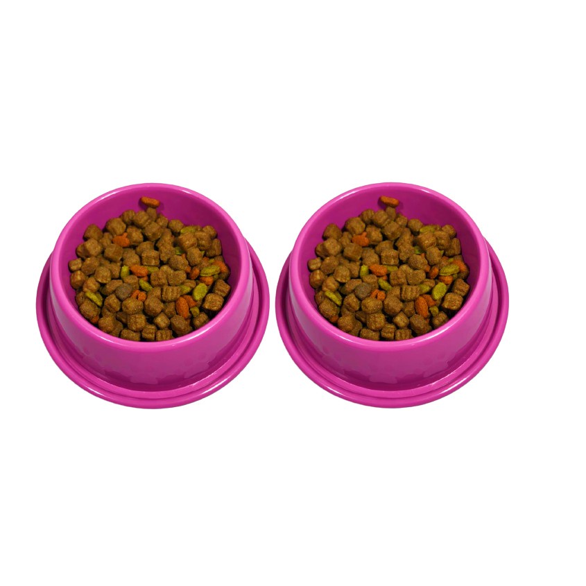 Kit 2 Comedouro Pote Vasilha de Ração e Água Pequeno Para Cachorro e Gato Pet Azul - Promoção!