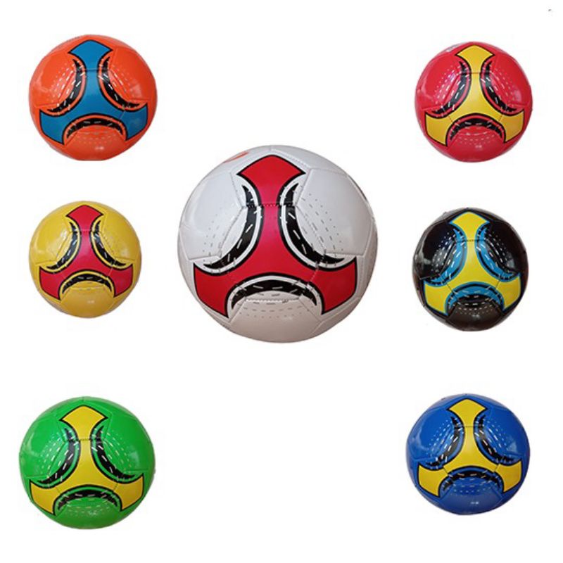5 bolas de futebol infantil campo society capotão coloridas tamanho N°5