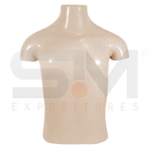 Manequim Busto Infantil Básico, Manequim busto em plástico, Expositor infantil