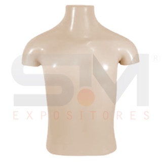 Manequim Busto Infantil Básico, Manequim busto em plástico, Expositor infantil