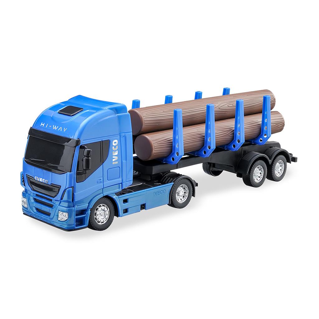 Caminhao Transportador De Tora Modelo Hi-Way Miniatura - Usual Brinquedos
