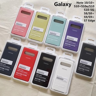 Capa Flexível De Silicone Líquido Original Para Samsung Galaxy S10 / S20 Plus