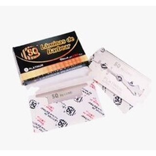 Lamina de barbear lord platinum cortada profissional cx 50 unidades