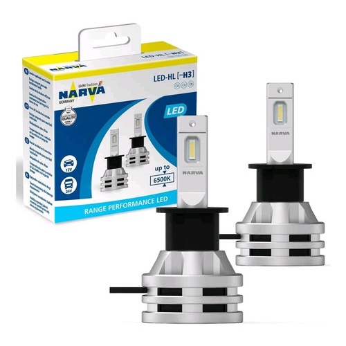 2 Lampada Led Narva H3 12/24v 19w Range Performance Original