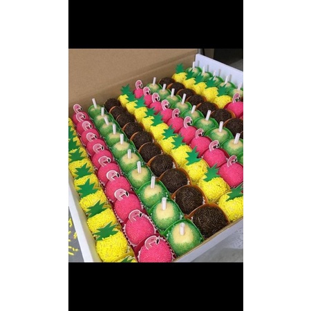 topper para docinhos flamingo tropical - TAG 50 unidades