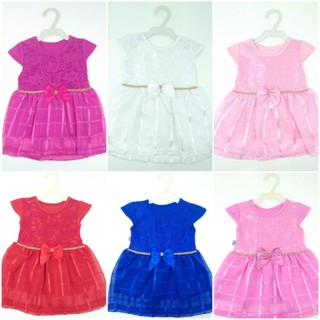 Vestido Infantil Roupa para Bebê Luxo Renda Social com Strass 1 a 6 meses