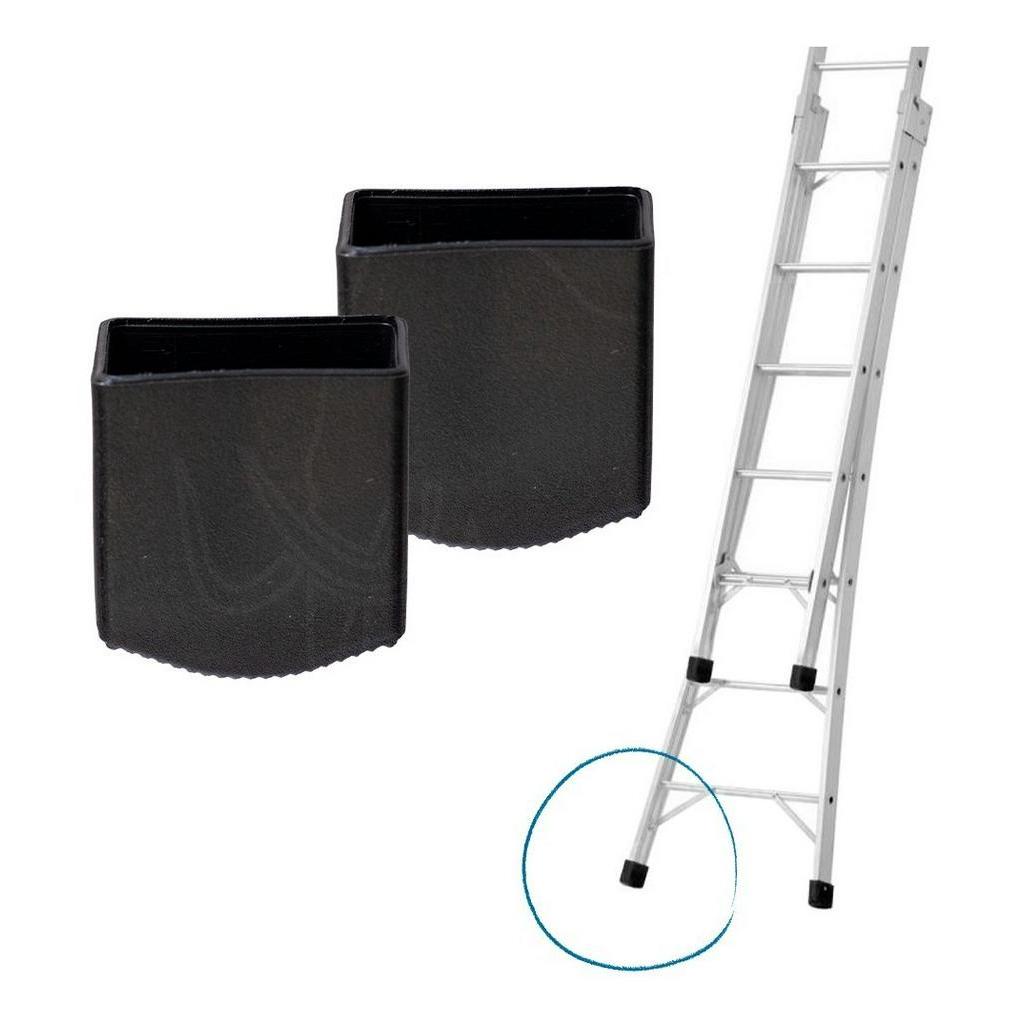Kit 2 Pe De Escada Mor Sapata Borracha 20x35mm Resistente