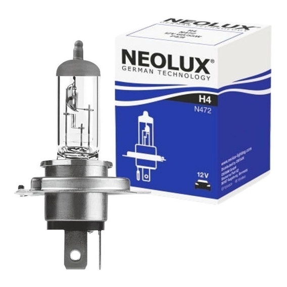 Lampada H4 60/55w 12v Neolux N472 Farol Principal/auxiliar em Oferta na Shopee